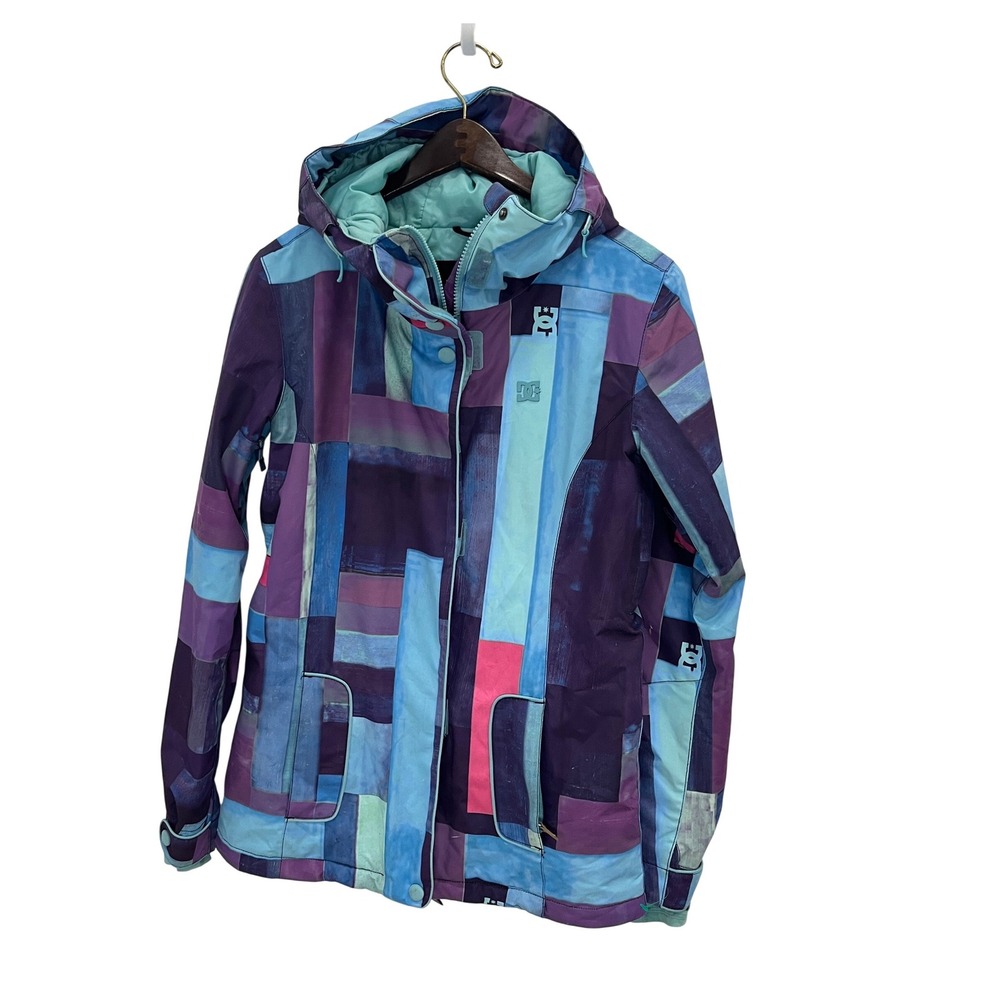 DC Shoes Snowboard‎ Jacket Womens Medium Purple Blue 10K Waterproof Good